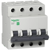 Schneider EZ9 Miniature Circuit Breaker 4P 63A C 3kA 400V - Rubicon Partner Portal